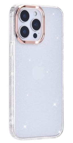 MRedoxe for iPhone 15 Pro Max �P�[�X �L���L�� ���� �N���A �؍� ��phone15ProMax �P�[�X �S�[���h���C�� �O���b�^�[ ���� ������� SF-15ProMax-bai