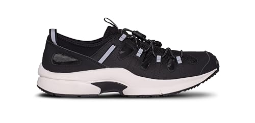 Dr. Comfort Polo Men’s Waterproof Orthopedic Utility Shoes, Breathable Diabetic Sneakers with Slip-On Quick-Tie Laces4