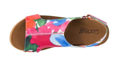 Image of Corkys Footwear Volta Wedge - Chic Elegance Meets All-Year Comfort with a 2-Inch Cork Heel and Marshmallow Insole for Stylish Everyday Wear and All-Day Comfort