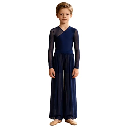 Costume danse moderne garçon avec pantalon lyrique et leotard de ballet