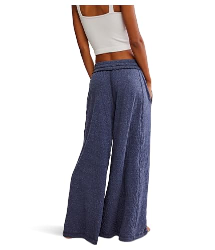 Free People Women's Wait a Minute Wide-Leg Lounge Pants3