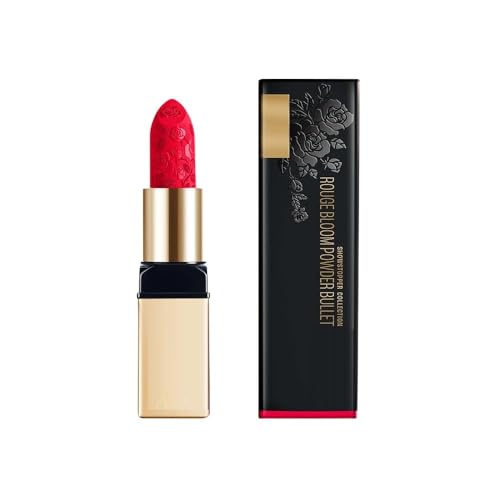 Rouge Bloom Powder Matte Bullet, High Impact Matte Finish, Weightless & Long-Lasting Up To 10Hrs,Infused With Vita Rose For Smooth & Moisturised Lips, Blurs Lip Lines - Cherry Blossom, 4 g (Pack Of 1)