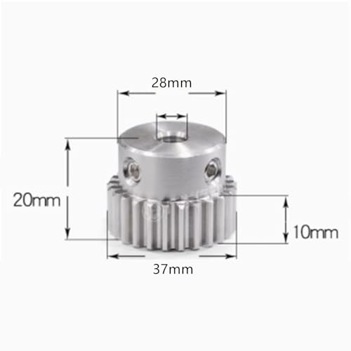 Image of 2pcs 1Mod 12x12x500mm High Precision Spur Rack Steel +2pcs 1 Mod Lathe Gear Pinion(35Teeth 10mm)