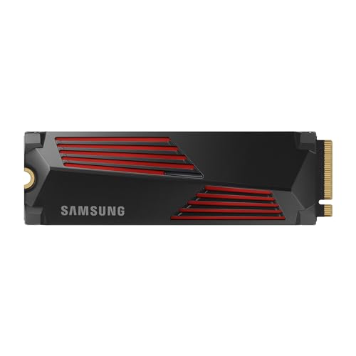 Samsung Memorie MZ-V9P4T0C 990 PRO SSD Interno con Dissipatore di Calore da 4TB, compatibile con Playstation 5, PCIe Gen 4.0 x4 NVMe M.2