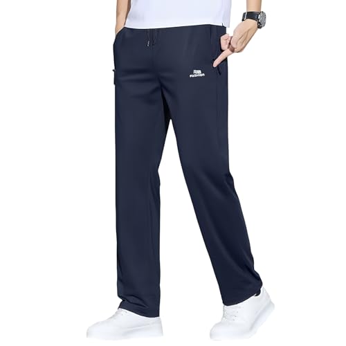 Meshirons - Ice Silk Mesh Panel Casual Pants, Meshirons Mens Pants for Men Over 55