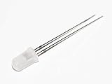  Ogeled 100x 5mm Leuchtdioden in verschiedene Farbe diffus Diode Leuchtmittel (Warmweiß)