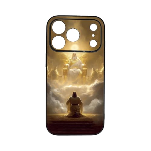 Coque chrétienne iPhone 17 Pro protection antichoc design Le Trône du Père céleste