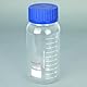 stonylab Messflasche zur Aufbewahrung, Reagenzflasche aus Premiumglas mit rundem Boden und GL80-Schraubverschluss, hochtransparente Weithals-Medienaufbewahrungsflasche mit klarer Skala, 1000 ml