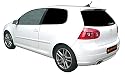 Solarplexius Auto-Sonnenschutz Scheiben-Tönung passgenau für VW 3-Türer Golf V Bj. 03-08 Keine Folie Komplettsatz