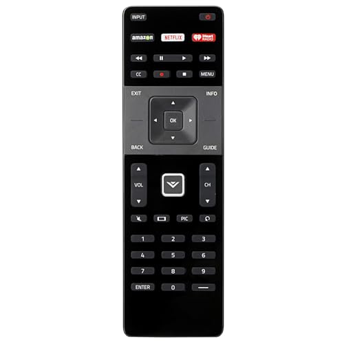 XRT122 Remote Control Replacement fit for Vizio LCD LED HDTV Smart TV E28hc1 E24c1 D55U-D1 D55UD1 D58U-D3 D65U-D2 D65UD2 E32-C1 E32C1 E32H-C1 E40-C2 D55U-D1 D55UD1 D58U-D3 D58UD3 D65U-D2 E55-C1 E55-C2
