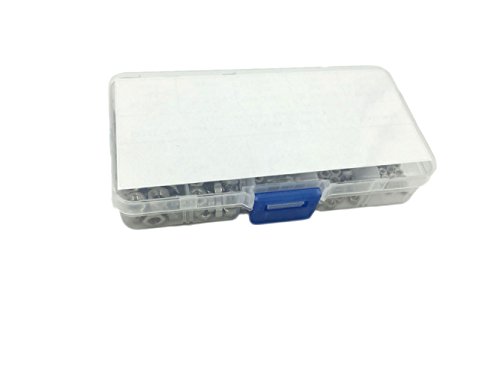 Hvazi 280Pcs Metric M2 M2.5 M3 M4 M5 M6 M8 304 Stainless Steel Hex Nuts Assortment Kit For Screw Bolt #TOP4