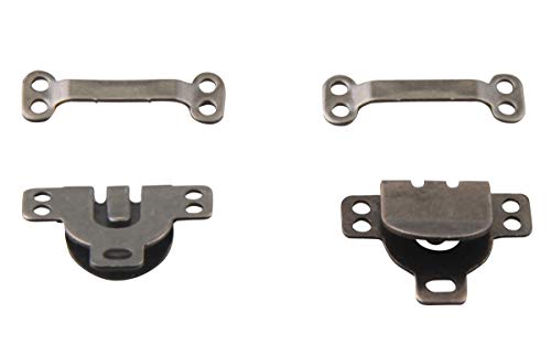 Allinone 1 Box Copper Sewing Hooks And Eyes Closure Fastener For Diy Craft Trousers Skirt Dress (18X13Mm/13X17Mm Silver & Gun Metal) #TOP1