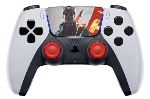 Custom UN-MODDED Wireless PRO Controller Compatible with PS5 Exclusive Unique Design (Cold War)
