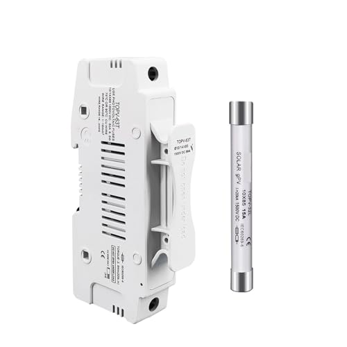 Porte-fusible Solaire PV 1500V gPV base isolante haute tension avec fusible 25A 10x85