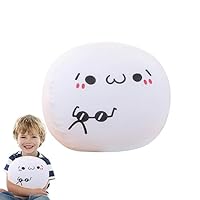Throw Pillows | Face Emoticon Cushion Foam Particle Pillow | Flexible Round Sphere Cushion Decorative Stuffed Plush Pillow Expression Emoticon Pillow for Favors