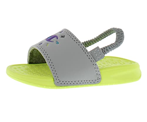 Champion Ipo Circular Infant/Toddler Shoes Size 9, Color: Silverstone/H. Yellow-Yellow