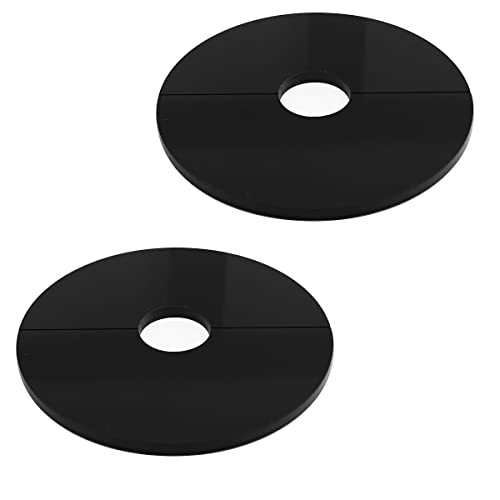 Rosetten Abdeckung für Rohre, Heizungen, Geländer - EINFACHE MONTAGE, Rohrverkleidung MADE IN GERMANY - Rohrmanschetten Weiss/Grau/Schwarz | Heizungsrohr Verkleidung, Rohrabdeckung Blende Manschette