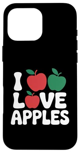 I Love Apple Red Green Fruit Passion eLXg X}zP[X iPhone 16 Pro Max p