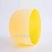ENERGYSOUND 432Hz Perfect Pitch E Note Solar Plexus Chakra Yellow Colored Frosted Quartz Crystal Singing Bowl 8 inch mallet &o-ring included