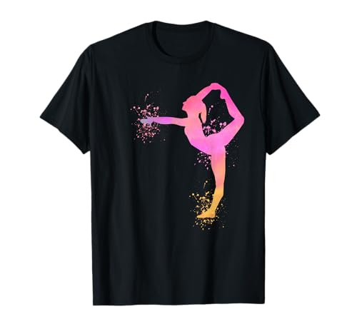 Arte de gimnasia genial para niñas, niños, mujeres, gimnastas, tumbling Camiseta