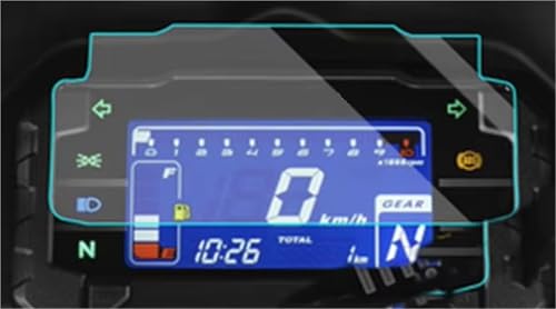 Groupe d'instruments moto CB190X 2021 équipé du film protection contre les rayures tableau bord