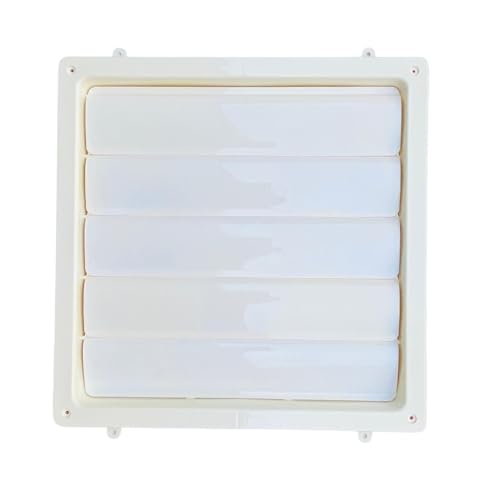 Image of 12 Inch PVC EXHAUST FAN LOUVER | FLAPPER | PLASTIC SHUTTER | ABS | FRAME SIZE 13 * 13.