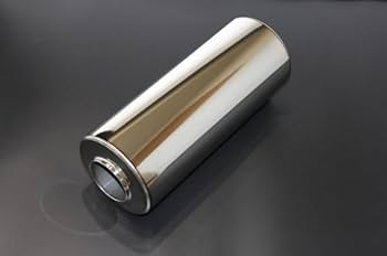 Amazon | 中間タイコ 120φ×340mm 差込 60.5φ 出口 60.5φ 4輪 車