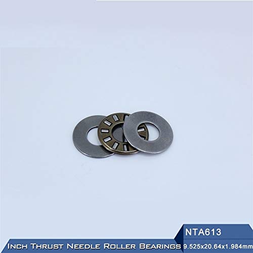 Rodamiento de agujas NTA613 axial con dos arandelas TRA613 de 9,53 mm para transmisiones 2
