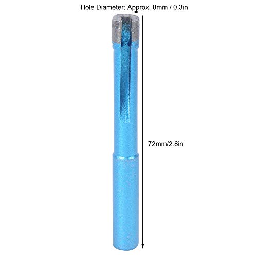 Juego de 5 brocas de diamante 8 mm para granito miniatura 2