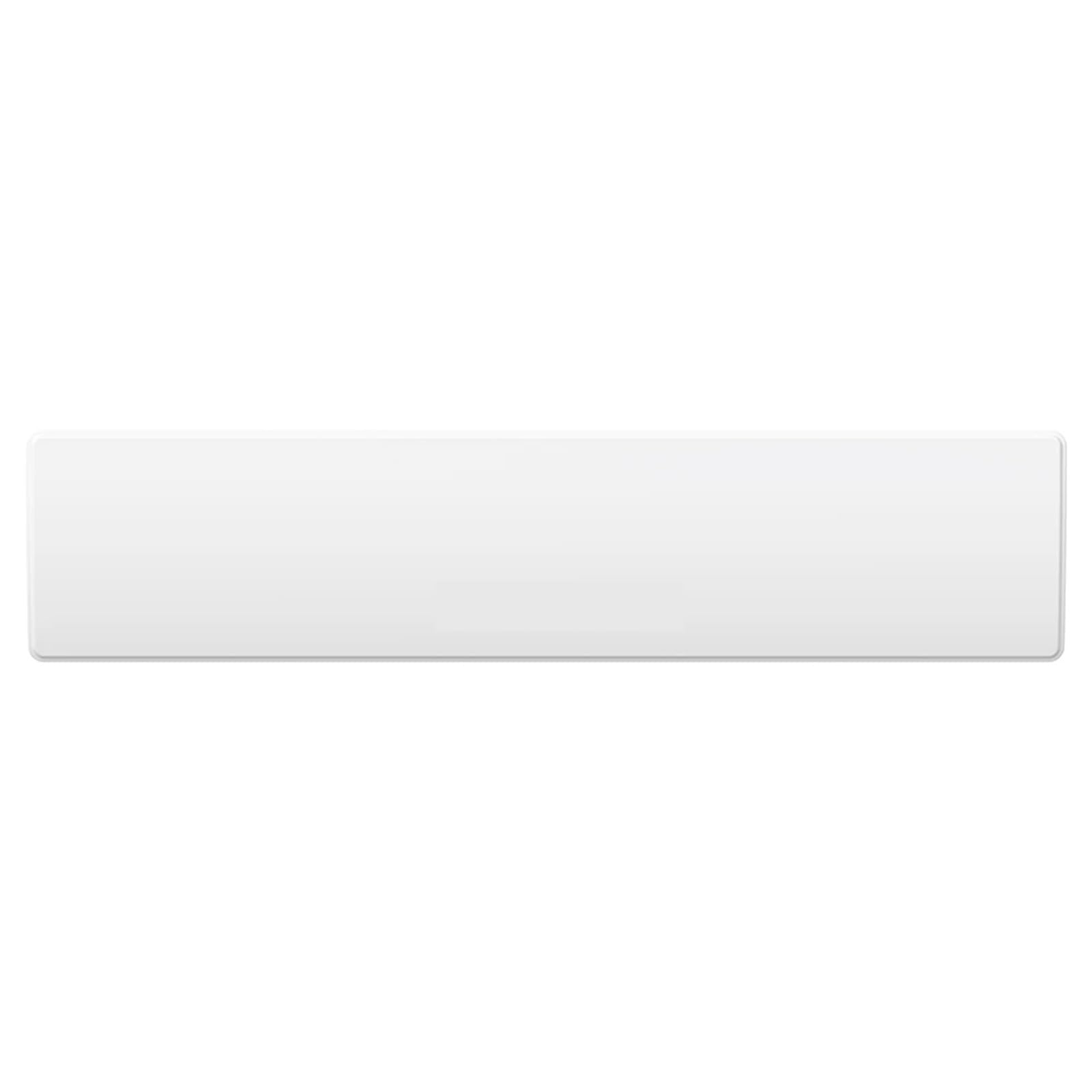 Poggiapolsi 81 tasti Supporto for le mani in memory foam morbido Base ergonomica in gomma antiscivolo Poggiapolsi stabile for lunghe ore di lavoro Studio Gioco(White)