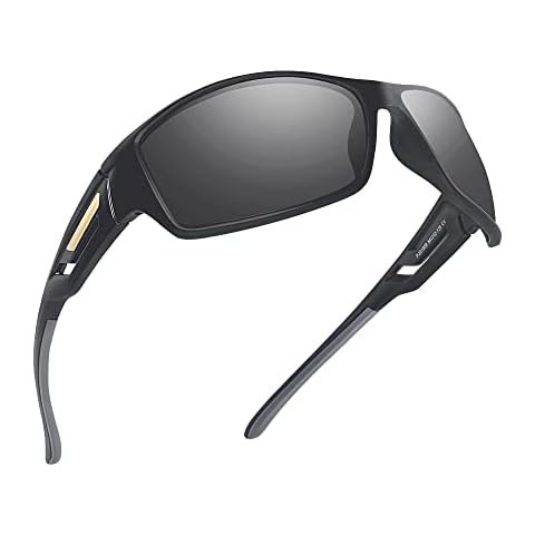 Rzting Polarized Sunglasses for Men Women TR90 Frame UV400 Protection Sports Sunglasses for Running Cycling Fishing Driving Golf Cover