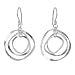 NOVICA .925 Sterling Silver Circular Dangle Earrings, Twirling'