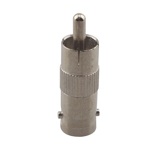 Pack 10 conectores BNC hembra a RCA macho para coaxial miniatura 2