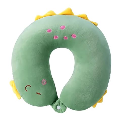 Laluky Neck Pillow, Cartoon Animal Car Headrest, Cute U Shaped Chin Supporting Pillow, Sleeping Rest Cushion, Travel Accessories Gifts for Adults Kids(size:B) Cover