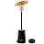Mars Explo 5,0000 BTU Patio Heater for Outdoor Use With Adjustable Heat Focusing Top, Table Design, Stainless Steel Burner, Wheels,Propane Heater for Garden, Commercial and Residential, Black