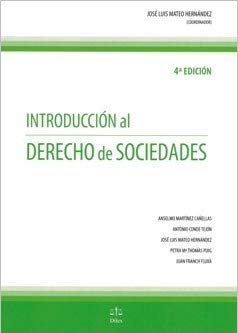 Portada de Introducción al Derecho de Sociedades