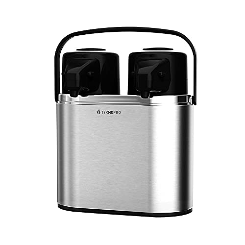 Garrafa Térmica Inox Leite 1,6L e Café 1,6L Termopro