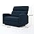 GDFStudio Hana Plush Cushion Tufted Back Loveseat Recliner (Fabric/Navy Blue). from GDFStudio