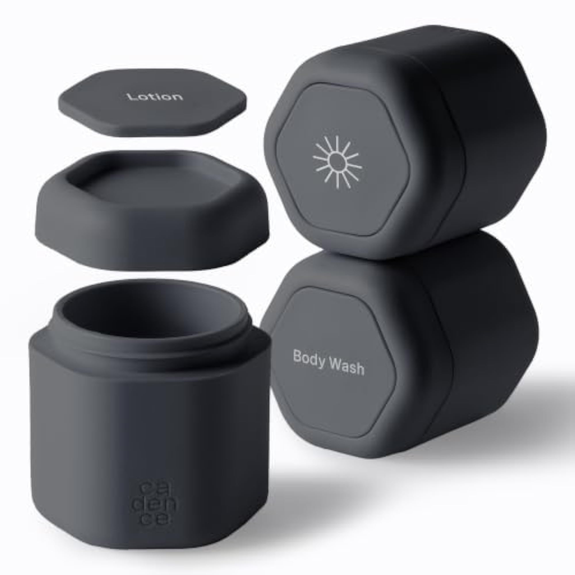 Travel Containers - Body Care Capsule Set, Travel Essentials