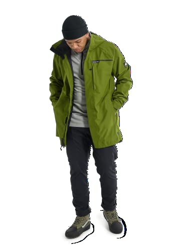 Burton Jaqueta de chuva masculina Veridry 2L, verde Calla, médio