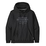Patagonia Forge Mark Uprisal Hoody Tops, Black, XL Unisex Adulto