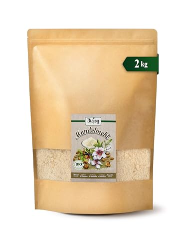Biojoy Farine d’amandes BIO (2 kg), Amande moulue, sans additifs