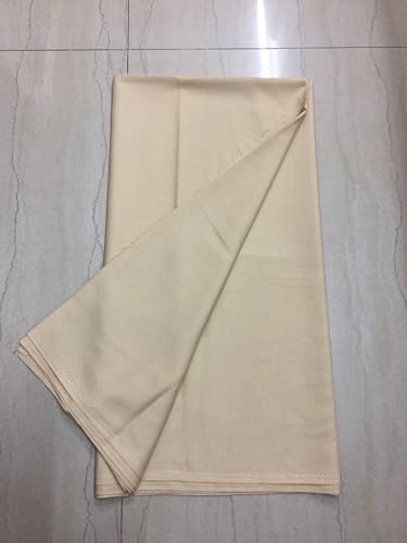 Image of BKRKJ Women's Lizibizi Cotton Unstitched Dress Material Plain Fabric by Meter for Sewing Suit,Salwar,Blouse,Shirt,Kurta,Pyjama,Pathani,Kameez,Chudidar,Patiyala (Beige 4, 1 Meter)