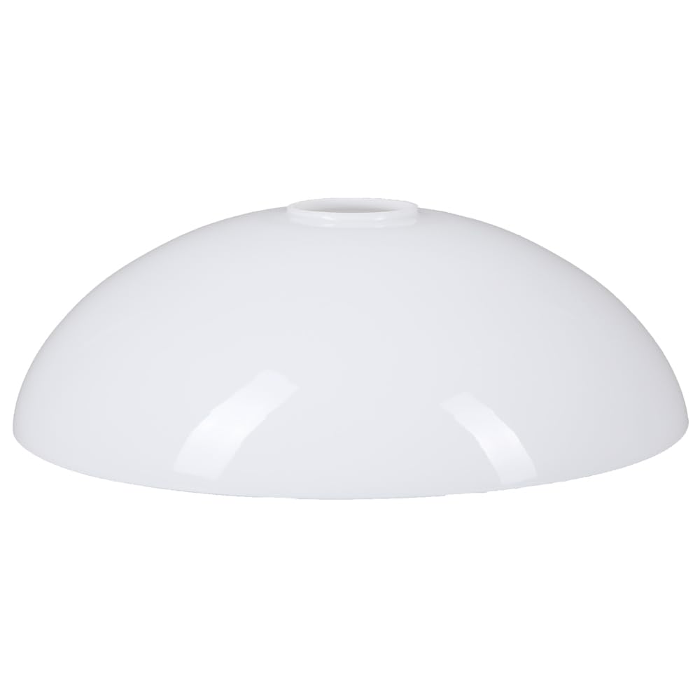 Lampenglas rund Opal Weiß Ø 250mm Ersatzglas Pendelleuchte Lampenschirm Glas Leuchtenglas Beleuchtung