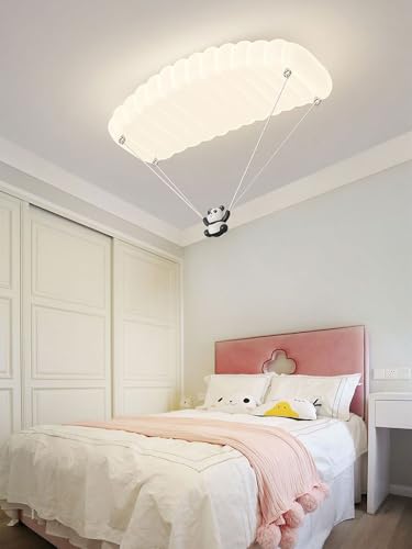 Plafonnier panda LED 62W moderne avec gradation d'intensité intégrée - 5