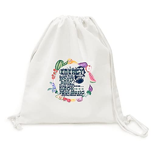 Sac en tissu pliable à sangle de vitalité, parfait pour le marché et le sport