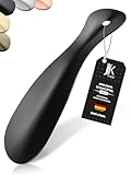 PREMIUM QUALITÄT: Mithilfe der Edelstahl Schuhanzieher schützen Sie ihre Fersenkappen vor Beschädigungen und gleichzeitig Ihre Finger beim Reinschlüpfen in die Schuhe. Das Original! Sie erhalten hochwertig gefertigte Schuhlöffel mit abgerundeten Kanten.