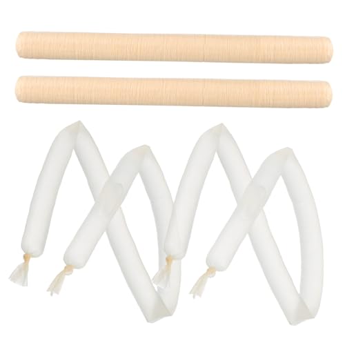 Alipis 17mm Edible Sausage Casing Collagen Sausage Wrapper 2pcs Pack for Homemade Making and Ham Preparing