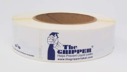 The Gripper - Stops Liquid Leaks, 1 1/4" x 6", 250 Labels