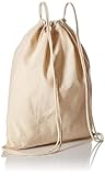TBF Wholesale Bulk 100% Organic Cotton Canvas Drawstring Backpack Bags (Natural, 14' x 16') - Perfect for Events, Branding & DIY (3)
